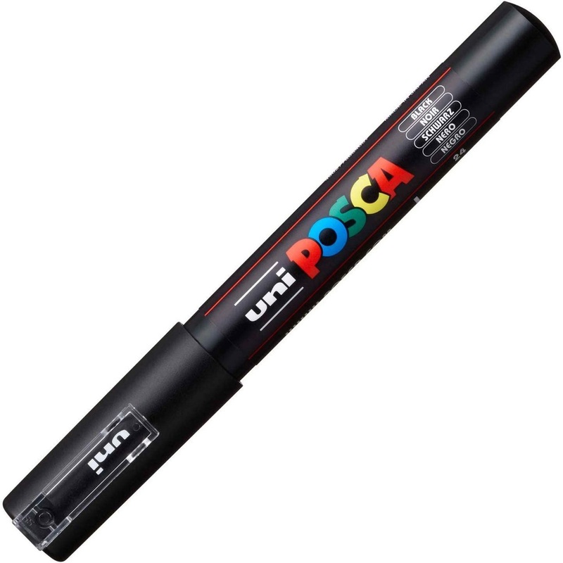 Mitsubishi Pencil uni POSCA Extra Thin 0.7mm Black