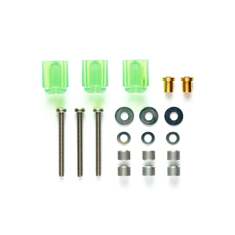 Tamiya Mini 4WD 95440 Hi-Mount Tube Stabilizer Set (Clear Green)