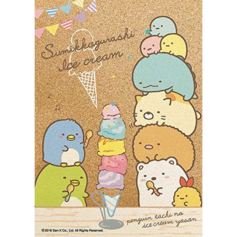 Beverly Jigsaw Puzzle 108-827 Cork Jigsaw Puzzle Sumikko Gurashi Ice Cream (108 Pieces)