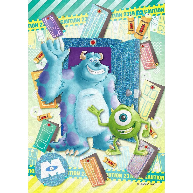 Epoch Jigsaw Puzzle Decoration 72-014 Disney Monsters, Inc. -Beyond the Door- (108 Pieces)
