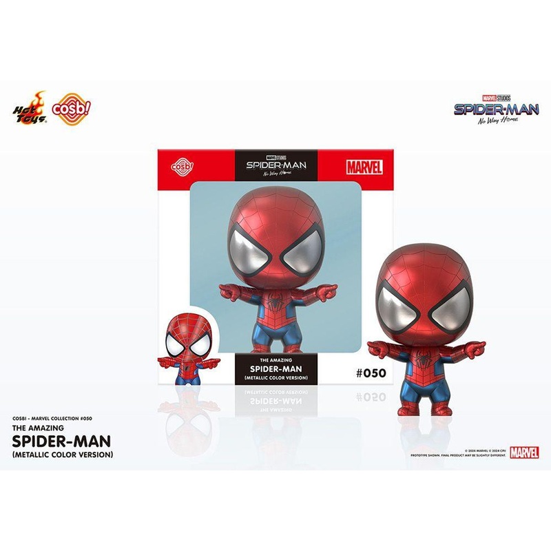Hot Toys Cosbi Marvel Collection #050 Amazing Spider-Man (Metallic Color Version) (Movie: Spider-Man: No Way Home)
