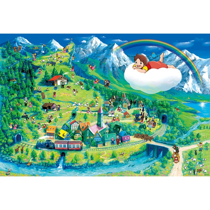 Beverly Jigsaw Puzzle 31-495 Heidi, Girl of the Alps Best Scenes (1000 Pieces)