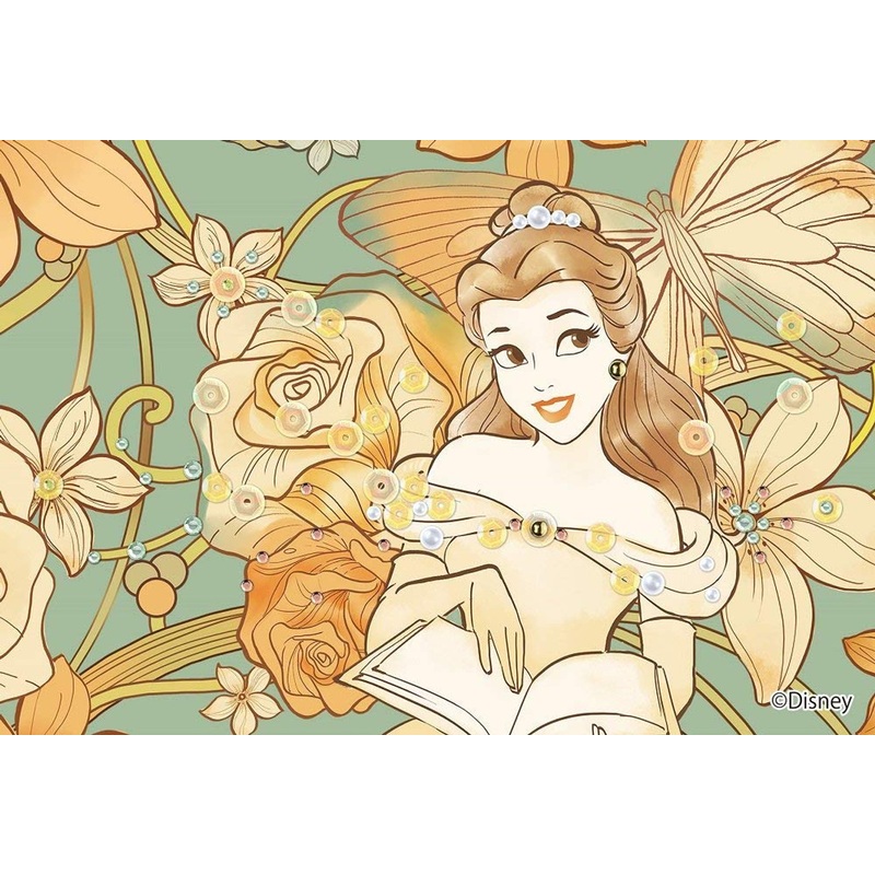 Epoch Jigsaw Puzzle Decoration 70-011 Disney Belle Royal Floral (70 Pieces)