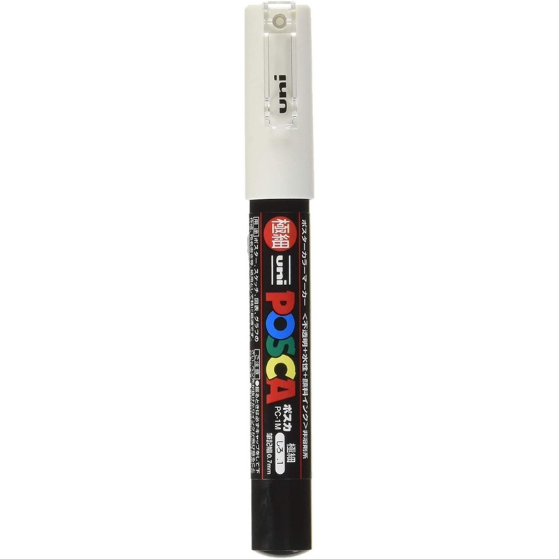 Mitsubishi Pencil uni POSCA Extra Thin core White