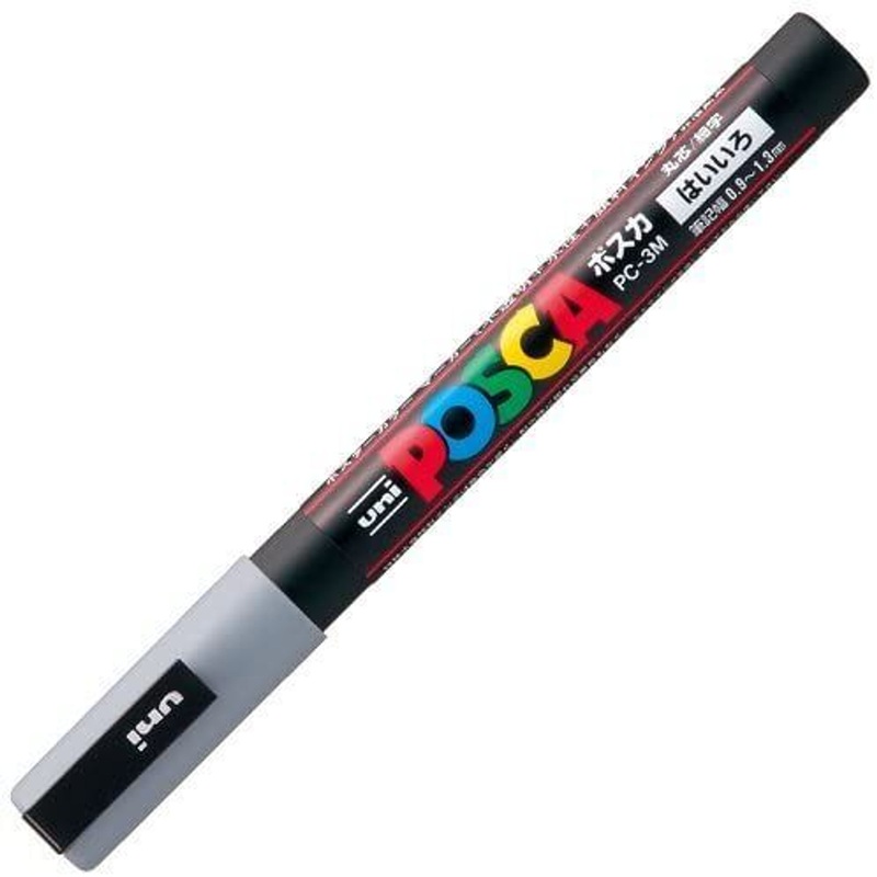 Mitsubishi Pencil uni POSCA Thin 0.9-1.3mm Gray