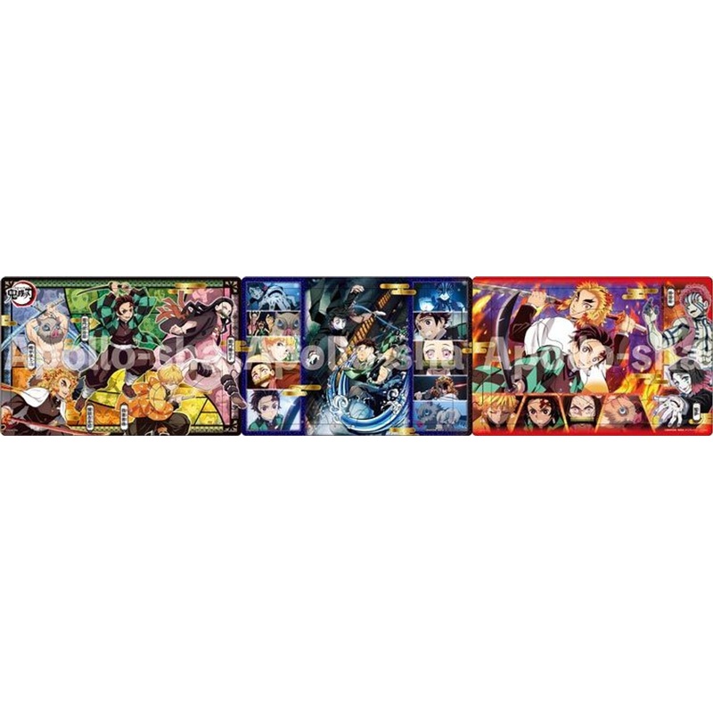 Apollo-sha 24-161 Jigsaw Puzzle Demon Slayer: Kimetsu no Yaiba Mugen Train Panorama Puzzle (10+15+20 Pieces)