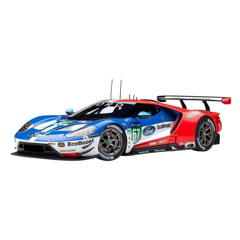 AUTOArt 1/18 Ford GT ’17 #67 (Le Mans 24 Hours LMGTE Pro 2nd Place) Finished Model