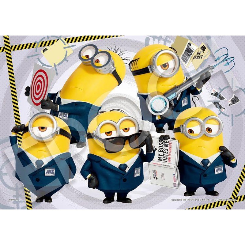 Epoch 02-222 Jigsaw Puzzle Agent Minion (Minions) (108 Pieces)