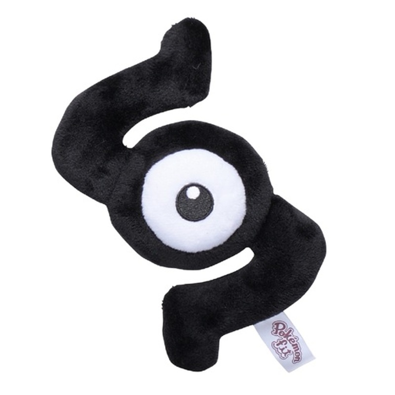 Pokemon Center Original Plush Doll Pokemon fit Unown S