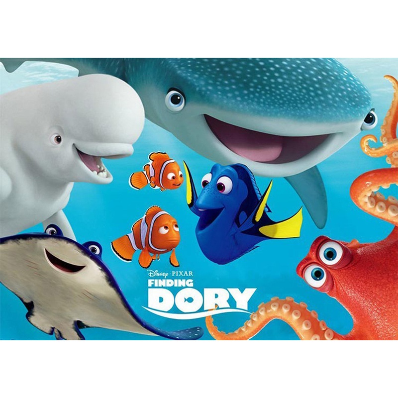 Tenyo Japan Jigsaw Puzzle D-300-277 Finding Dory Friends Of The Ocean (300 Pcs)