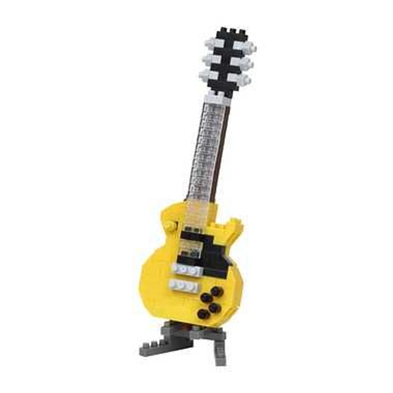 Kawada NBC-347 Nanoblock Electric Guitar Yellow