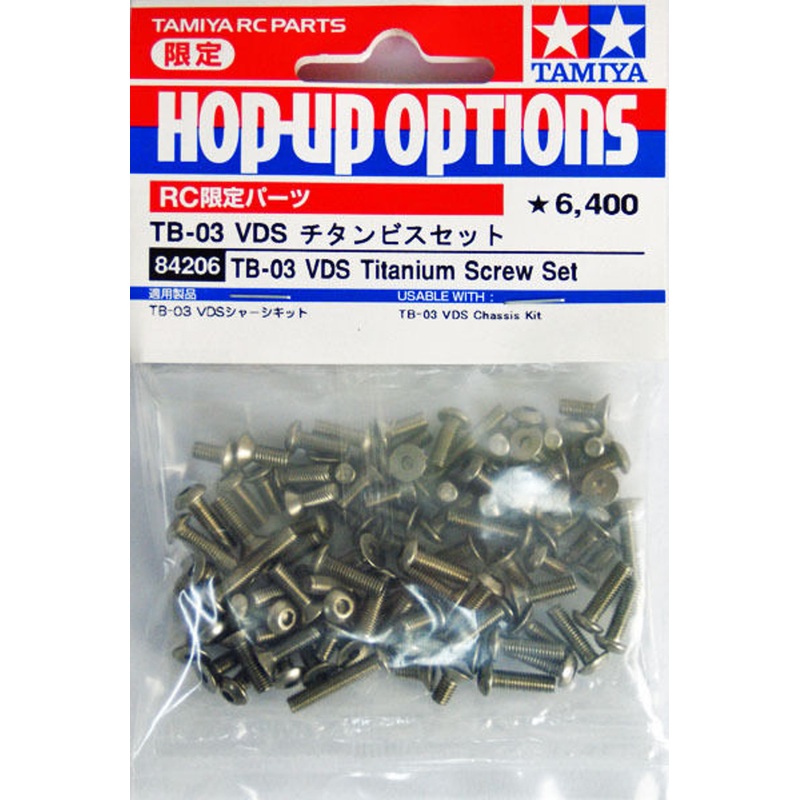 Tamiya 84206 TB-03 VDS Titanium Screw Set