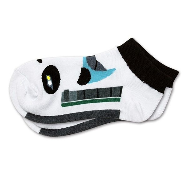 Railway Socks for Adults (Tetsushita) Panda Kuroshio (Size 22-24cm)