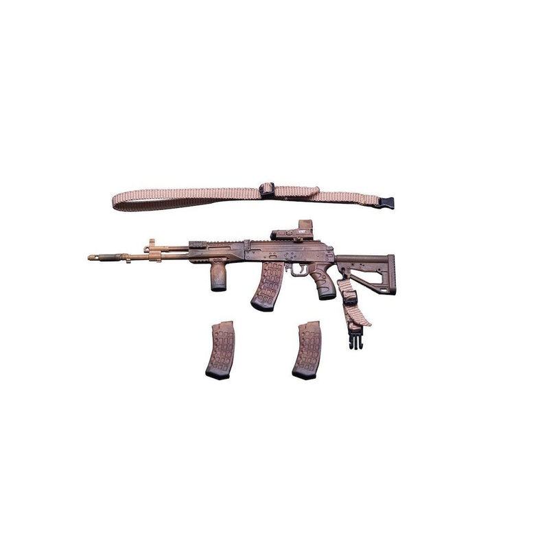 amiami HASUKI WM-03C Assault Rifle Set – Desert Camouflage 1/12 – Option Parts for Action Figure