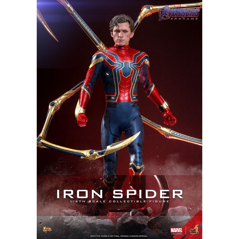 Hot Toys Movie Masterpiece – 1/6 Scale Fully Poseable Figure: Avengers: Endgame – Iron Spider