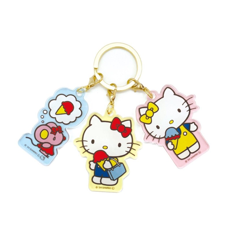 T’s Factory Sanrio Three Charm Keychain Ice