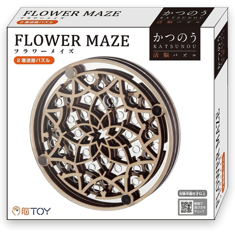 Hanayama Katsunou Brain Teaser Flower Maze Puzzle