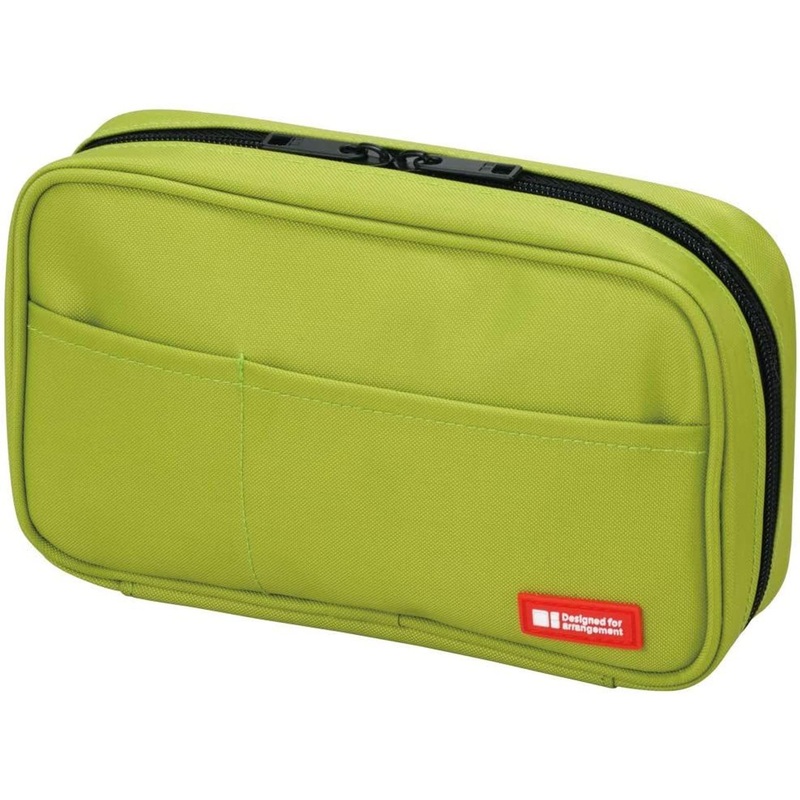 LIHIT LAB. Pen Case Book Type (Yellow green)