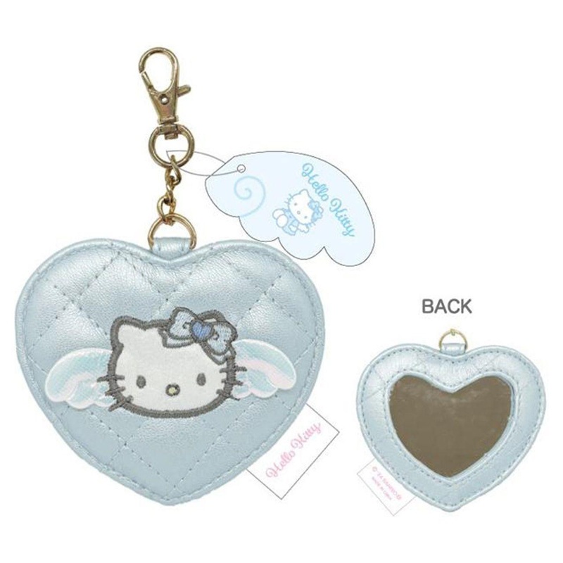 TCP Hello Kitty Angel Quilting Heart Mirror Blue