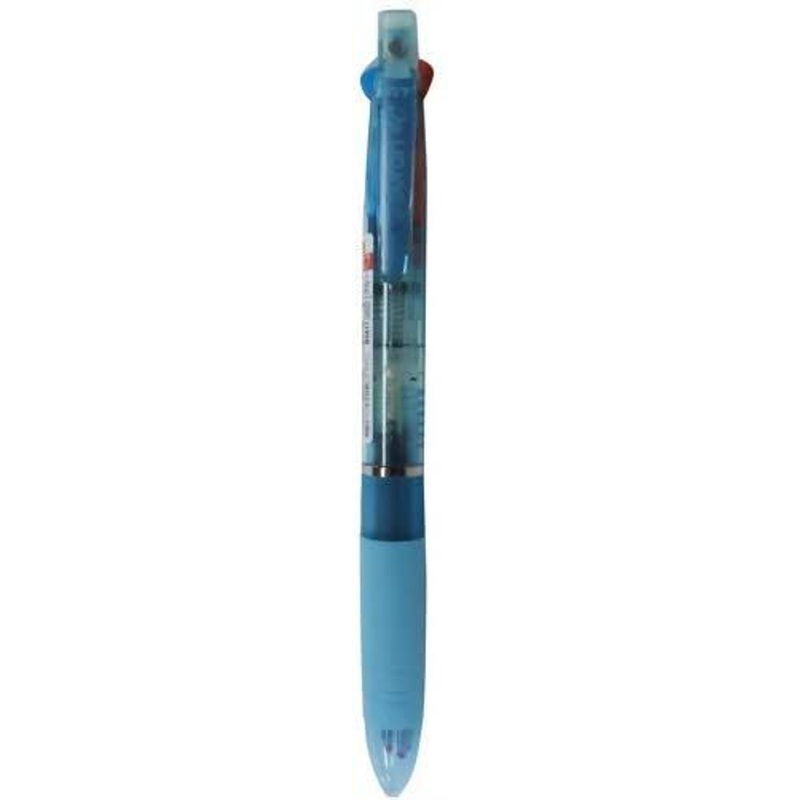Zebra Surari 4C 4 Color Emulsion Ink Ballpoint Pen 0.7mm Light Blue