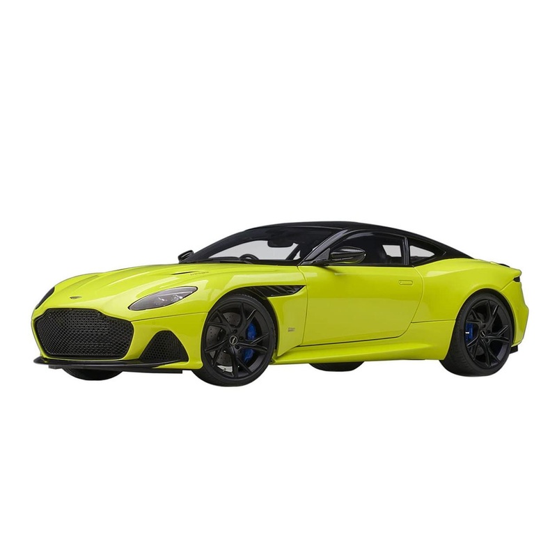 AUTOArt 1/18 Aston Martin DBS Superleggera (Metallic Lime Green/Carbon Black Roof) Finished Model