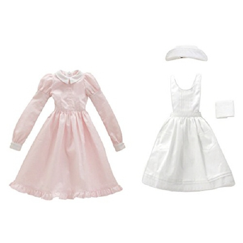 Azone FAR187-PNK for 50cm doll Classical Nurses Set White x Pink