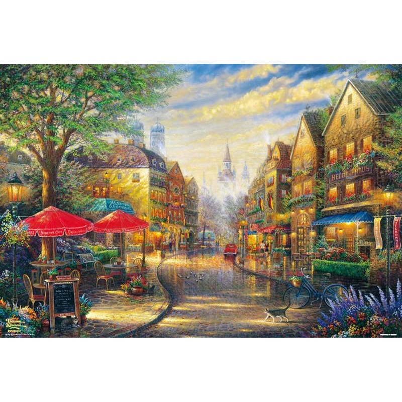Beverly S92-501 Jigsaw Puzzle Thomas Kinkade Cafes with sunbeam (2000-S Pieces)