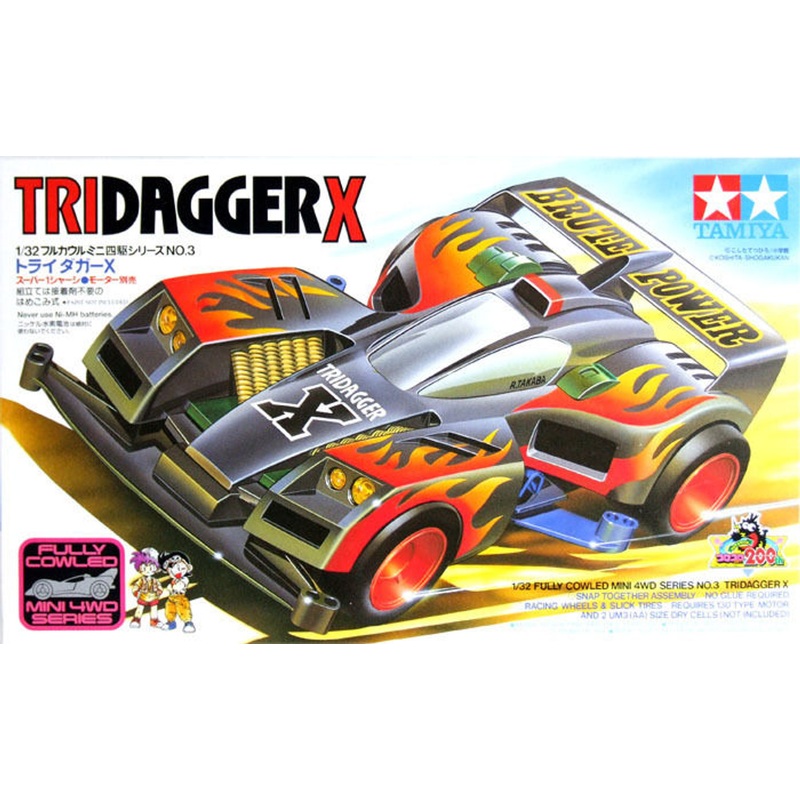 Tamiya 19403 Mini 4WD Tridagger X 1/32