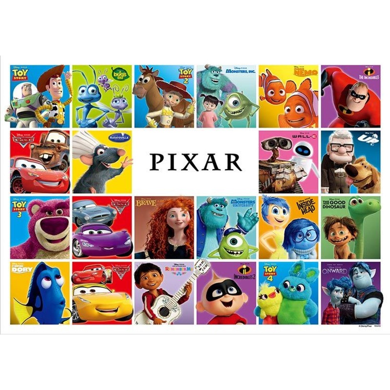 Tenyo D500-664 Jigsaw Puzzle Disney Pixar Lineup All Characters (500 Pieces)