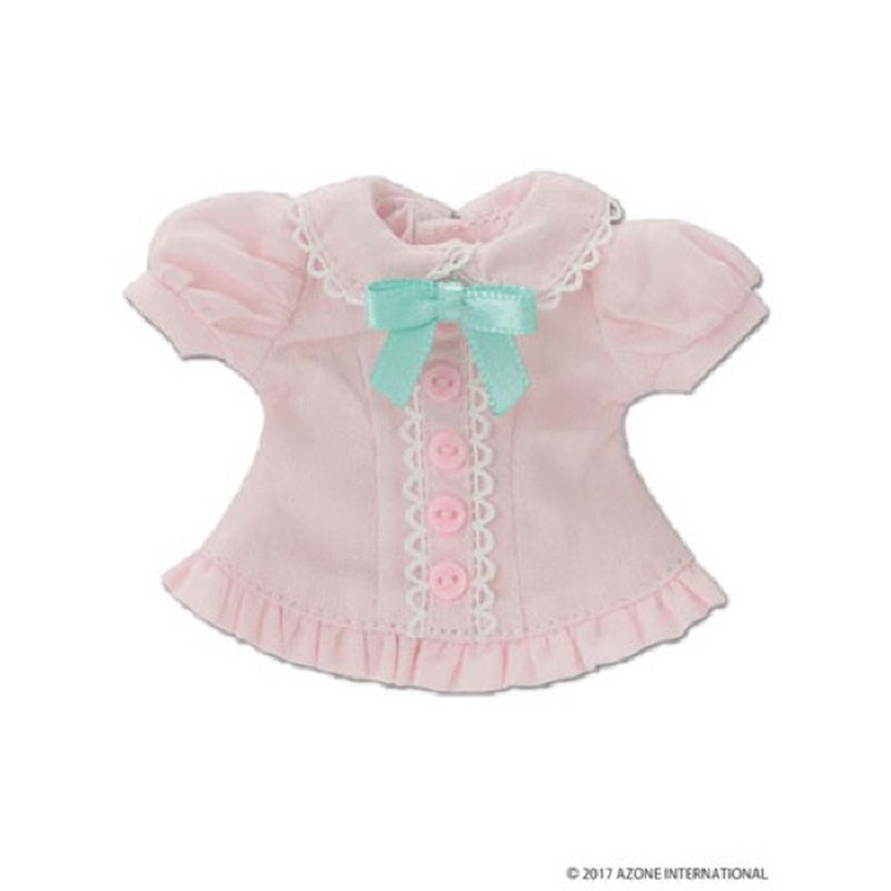 Azone KPT019-PNK Mushroom Planet ‘Ribbon Frill Blouse’ Pink