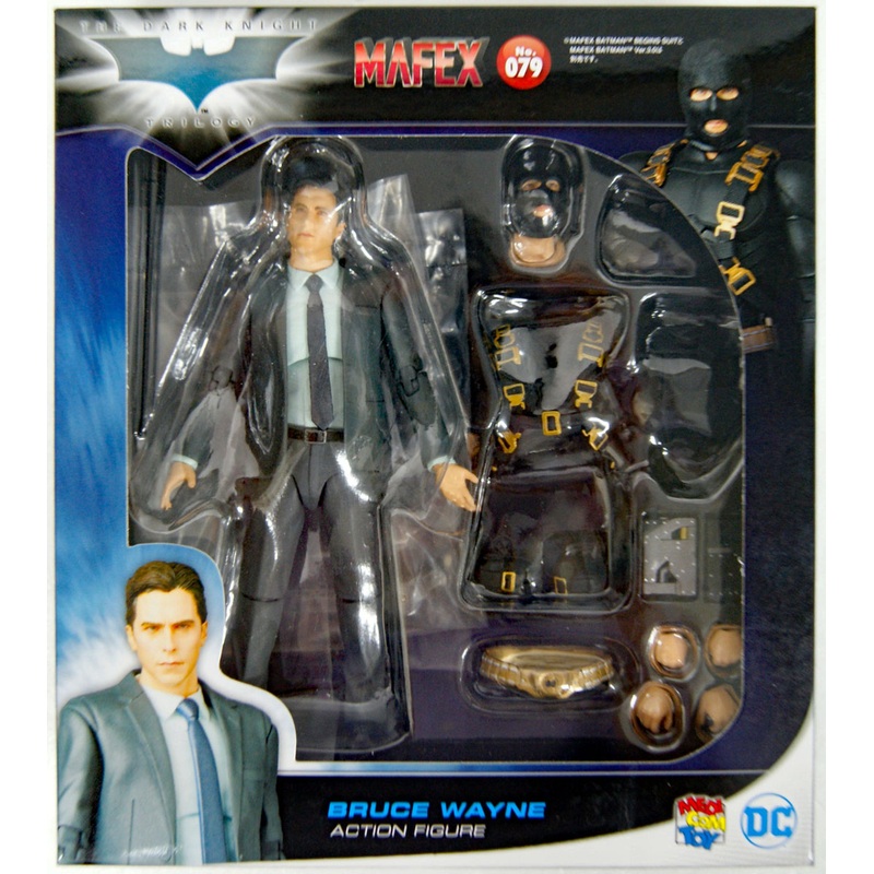 Medicom MAFEX 079 Bruce Wayne The Dark Knight Trilogy Ver. Action Figure