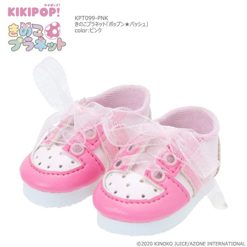 Azone KPT099-PNK Kinoko Planet Pop’n Basketball Shoes (Pink)
