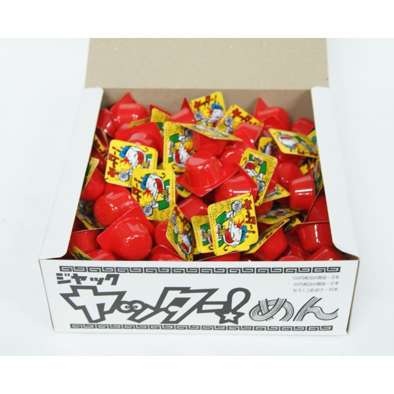 Jack Yatta Noodle Snack 1 Box (100 Pieces) Japanese Dagashi Snack