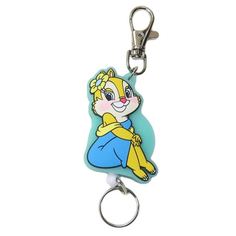 SK Japan Disney Rubber Reel Key Holder Clarisse