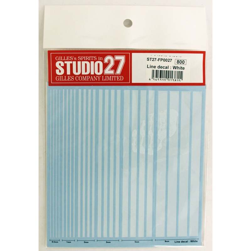 Studio27 ST27-FP0027 Line Decal : White