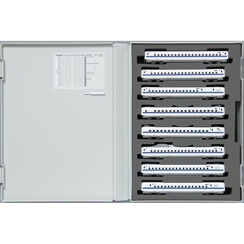 Tomix 98758 JR Series N700-3000 (N700S) Tokaido/Sanyo Shinkansen 8 Cars Add-on Set  (N scale)