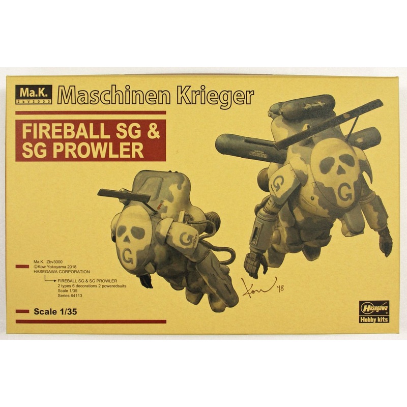 Hasegawa 1/35 Maschinen Krieger Fire Ball SG&SG Prowler Plastic Model