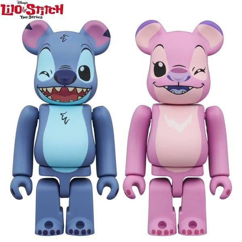 Medicom BE@RBRICK Disney STITCH & ANGEL (Lilo & Stitch) 2pcs Set