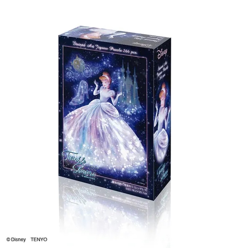 Tenyo Japan Jigsaw Puzzle DSG-266-960 Disney Cinderella Stained Glass (266 Pieces)