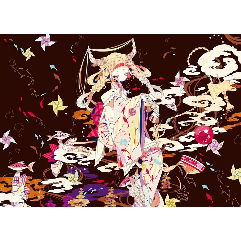 Epoch Jigsaw Puzzle 06-063 Shikimi Illustration (500 Pieces)