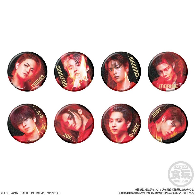 Bandai Candy BATTLE OF TOKYO Button Badge Collection 18pcs Box
