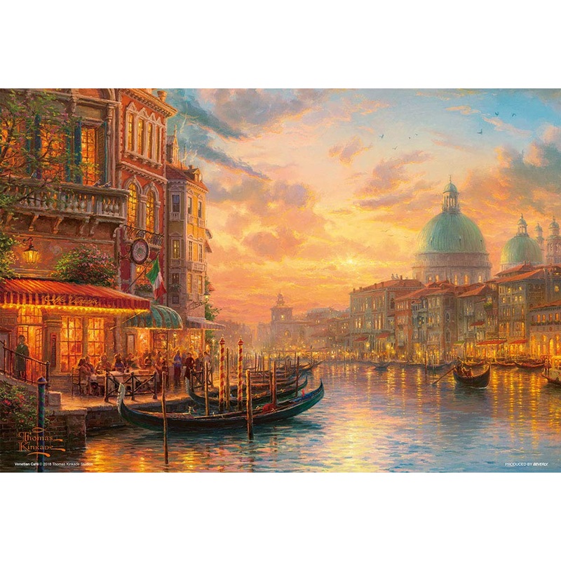 Beverly Jigsaw Puzzle M81-570 Thomas Kinkade Venetian Cafe (1000 S-Pieces)