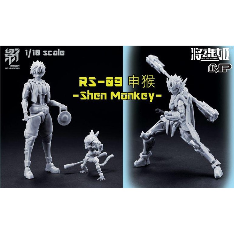 Doyusha MS GENERAL: Raider of Shadow – Shen Monkey 1/10 Plastic Model