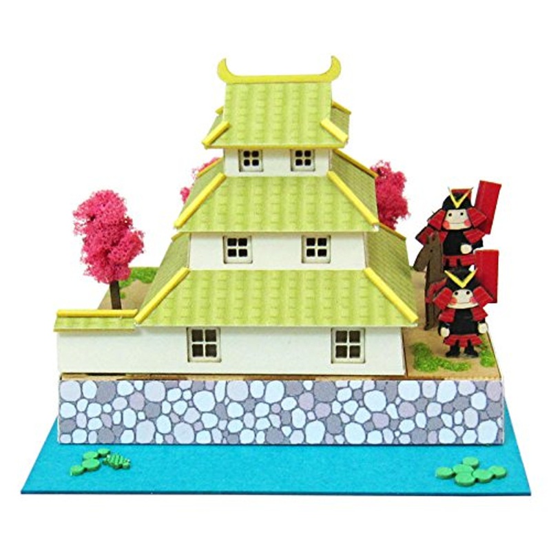 Sankei MP05-19 Castle and Armor Non-Scale Miniature Art Paper Kits