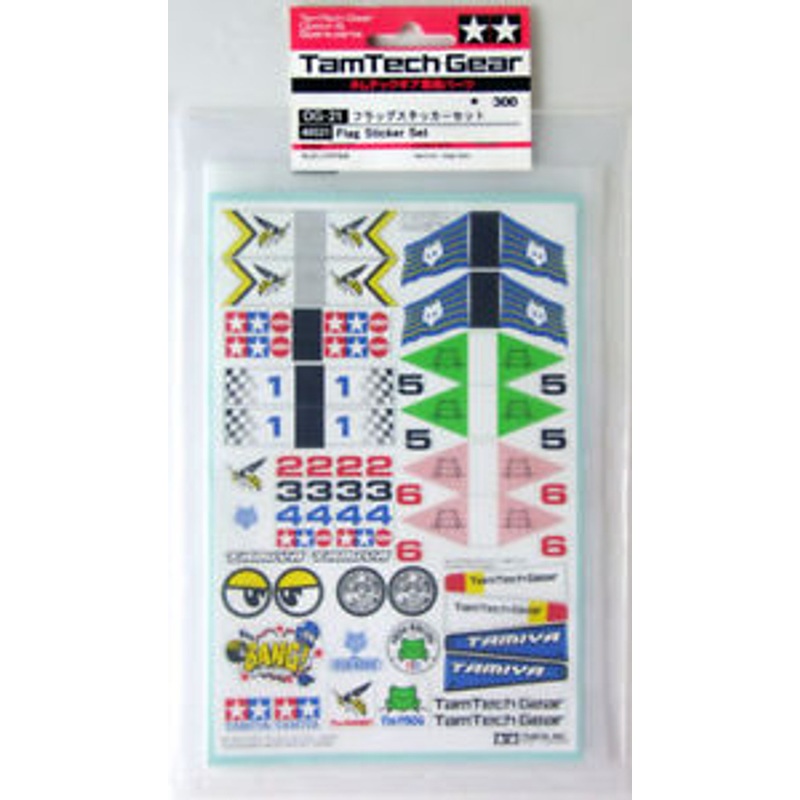 Tamiya 40521 (OG-21) Flag Sticker Set