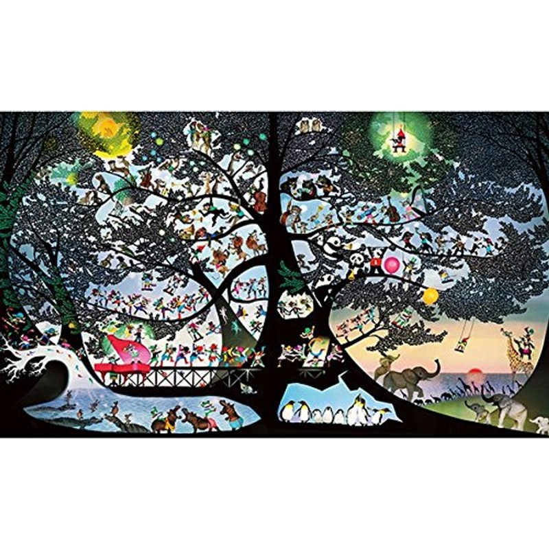 APPLEONE Jigsaw Puzzle 1000-830 Seiji Fujishiro Joy of Living (1000 Pieces)