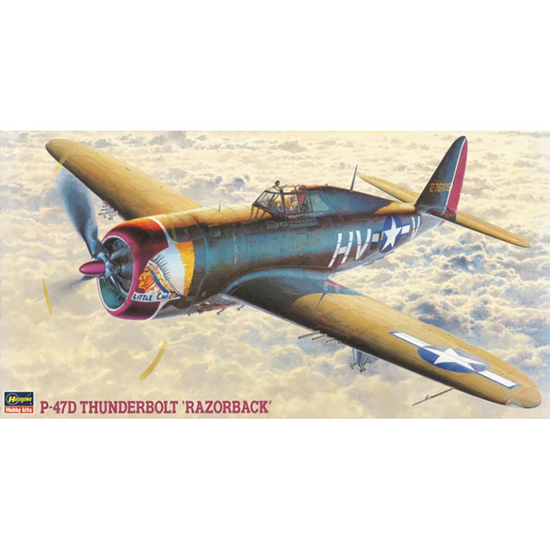 Hasegawa JT57 P-47D Thunderbolt ‘Razorback’ 1/48 Scale kit