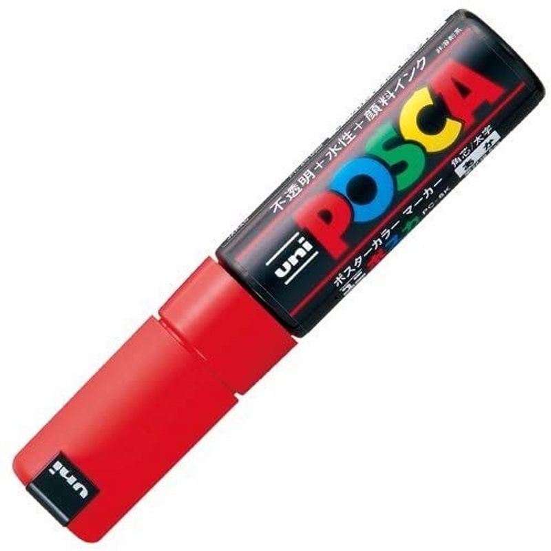 Mitsubishi Pencil uni POSCA Thick 8mm Red