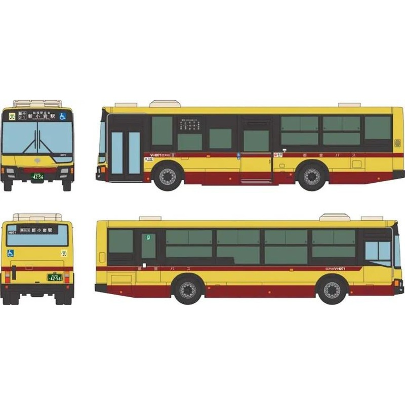 Tomytec Bus Collection Tokyo Metropolitan Bureau of Transportation Toei Bus 100th Anniversary Suzuki Color (N scale)