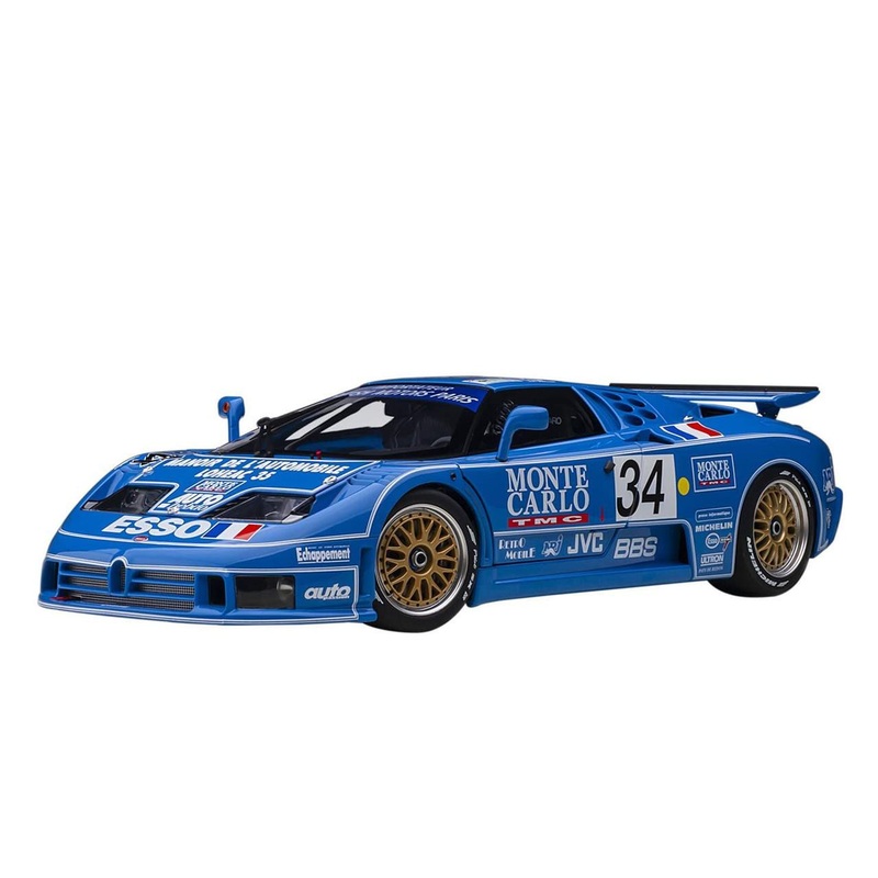 AUTOArt 1/18 Bugatti EB110 SS ’94 #34 (Le Mans 24-Hour Race) Finished Model
